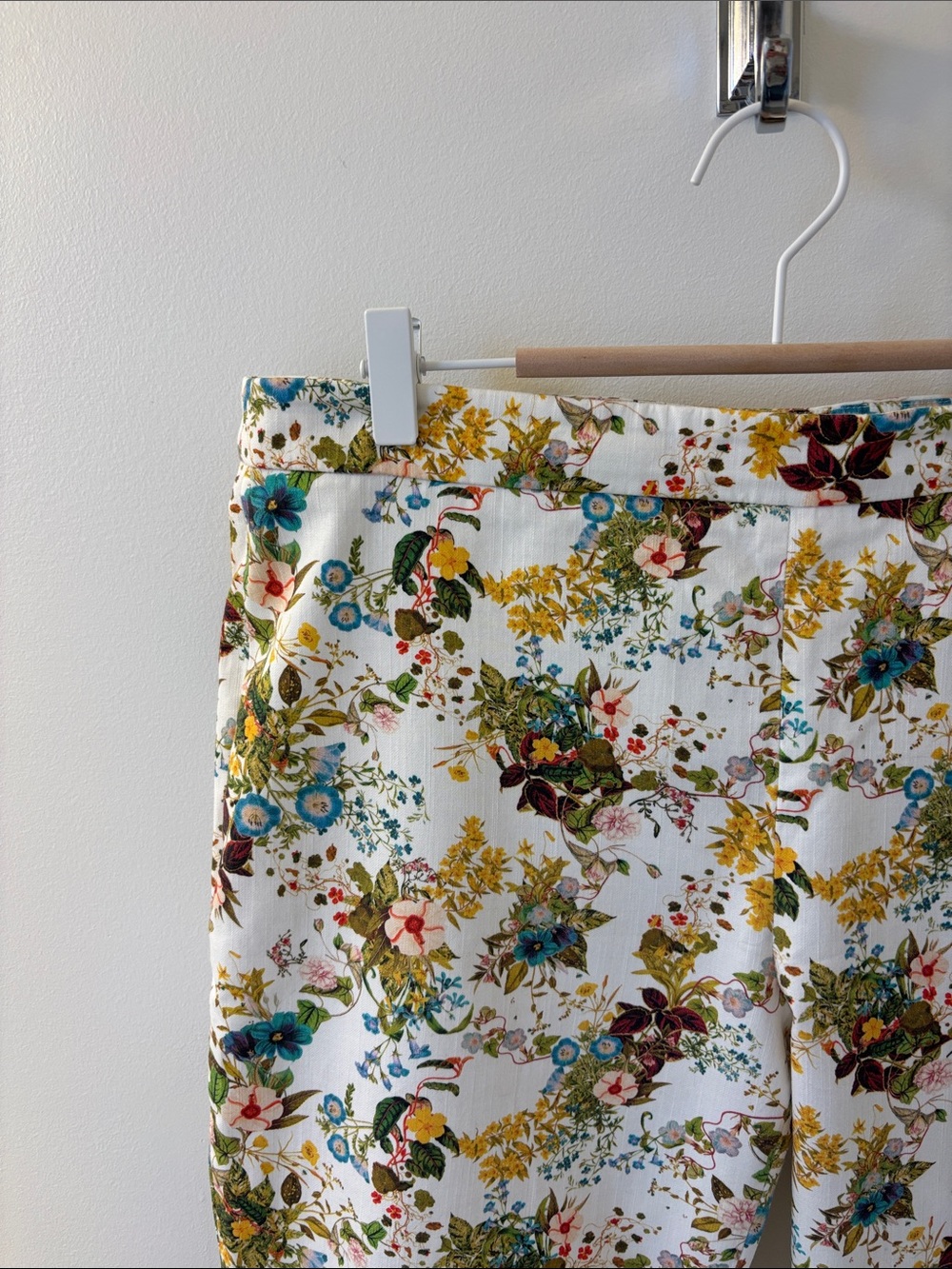 ZARA Floral Pants, Sz XL.  Beautiful!